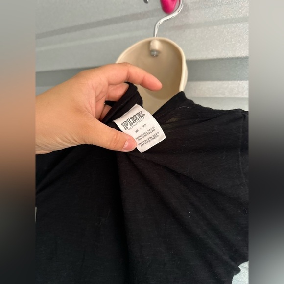 Women’s PINK Victoria’s Secret BLING Ombré V-Neck Tee Size XS - Picture 6 of 7